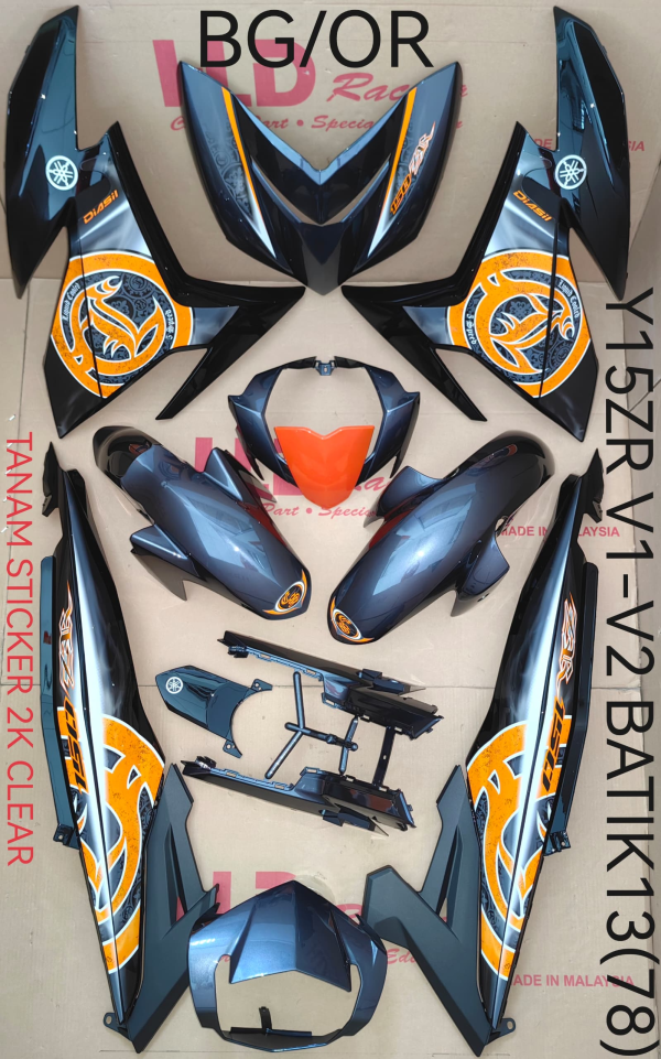 BODYSET Y15ZR V2 - BATIK-13 (78) BG+OR RHNHLDRUU