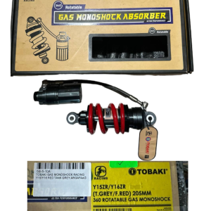 TOBAKI GAS MONOSHOCK RACING Y15/Y16 RED TANK GREY ARGAFAAG