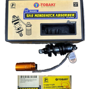 TOBAKI GAS MONOSHOCK RACING Y15/Y16 GREY TANK GOLD ARGAFAAG