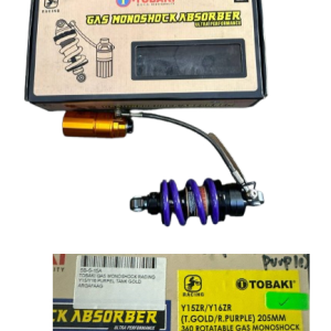 TOBAKI GAS MONOSHOCK RACING Y15/Y16 PURPEL TANK GOLD ARGAFAAG
