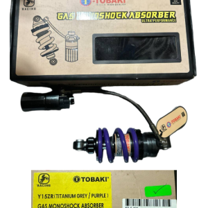 TOBAKI GAS MONOSHOCK RACING Y15/Y16 PURPEL TANK GREY RIGAFDD