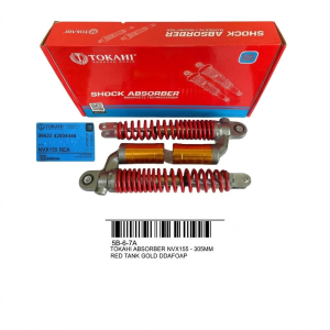 TOKAHI ABSORBER NVX155 - 305MM RED TANK GOLD DDAFOAP
