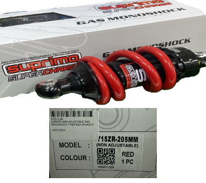 SUPRIMO NON ADJUSTABLE GAS MONOSHOCK LC135 BLACK DPLHOOG