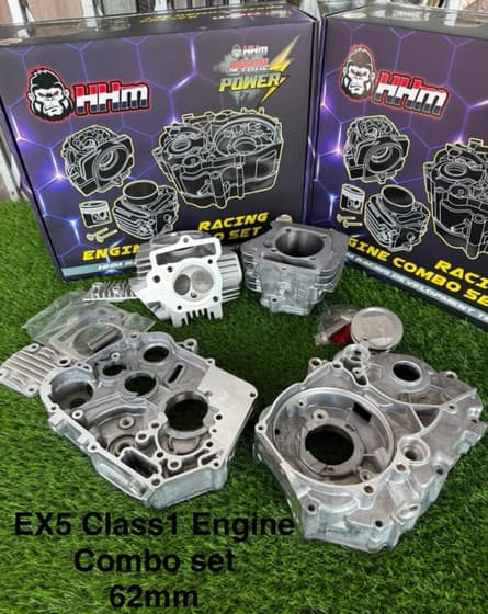 BLOCK 62MM + HEAD 27/31MM + CRANKASE 1SET