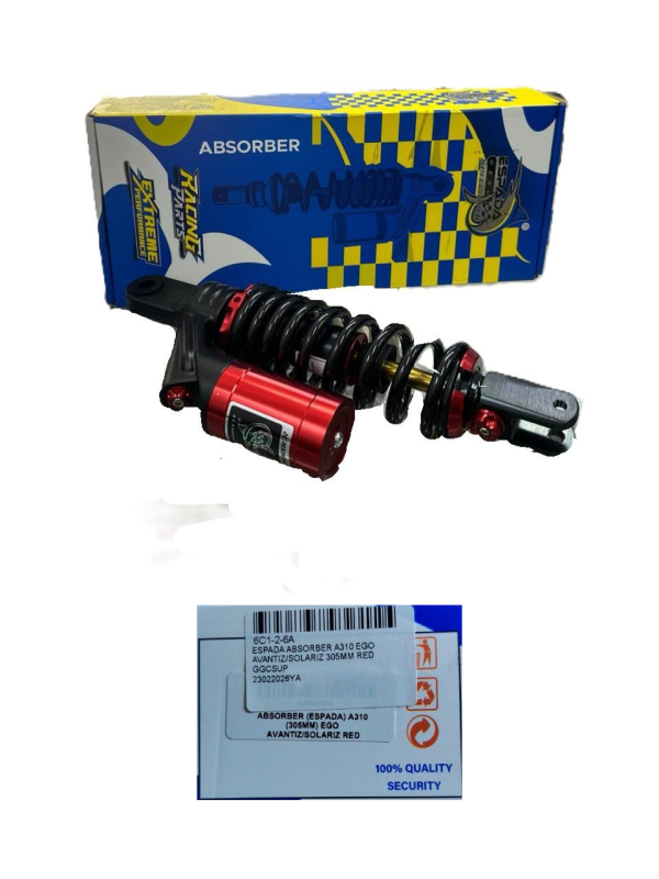 ESPADA ABSORBER A310 EGO AVANTIZ/SOLARIZ 305MM RED GGCSUP