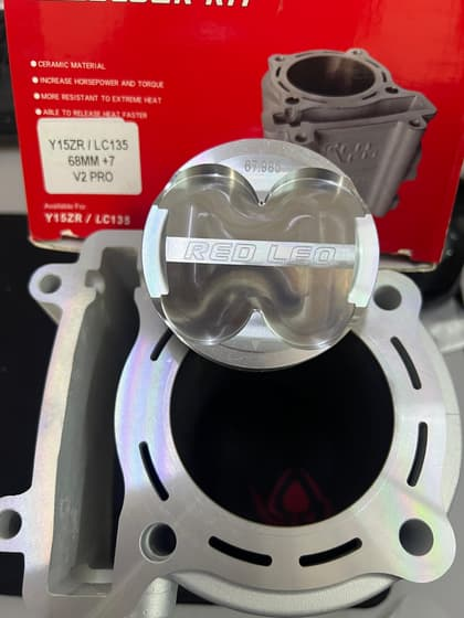 LC135 PISTON SEMI DOME (68MMX76MMX33MM)