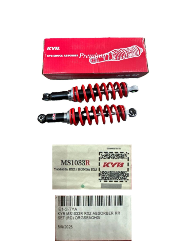 KYB MS1033R RXZ ABSORBER RR SET (RD) ORGSEAOHG
