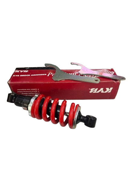 MS7001 ZX150 REAR ABSORBER KYB RED RPGHLDRGG