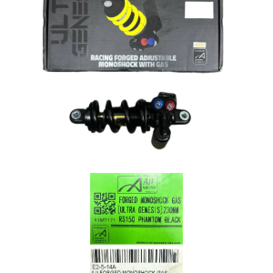 AJI FORGED MONOSHOCK GAS 230MM RS150 PHANTOM BLACK RRPKYRIP