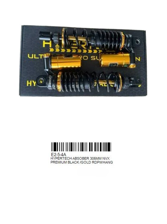 HYPERTECH ABSOBER 305MM NVX PREMIUM BLACK /GOLD RDPWHANG