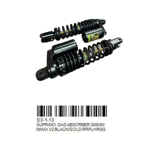 SUPRIMO GAS ABSORBER 305MM NMAX V2 BLACK/GOLD RRPLHRGG