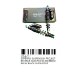 SUPERFLY SUSPENSION PROJECT BR RACE XMAX/PCX160 330/350MM PRISM BLACK NUPSUPGUP