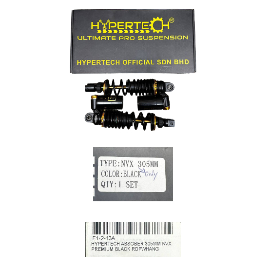 HYPERTECH ABSOBER 305MM NVX PREMIUM BLACK RDPWHANG
