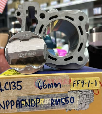 LC/FZ/Y15 66MM CERAMIC FORGED BLOCK/ PISTON SEMI DOME