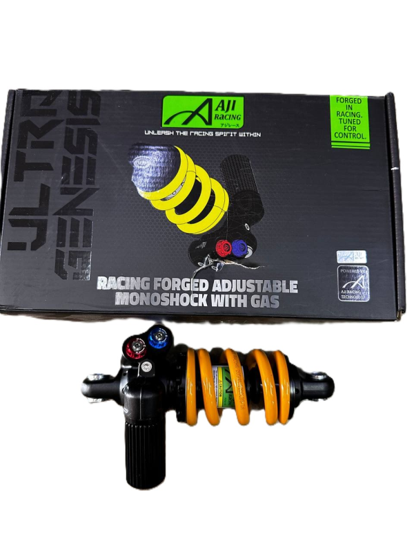 AJI FORGED MONOSHOCK GAS 200MM LC135 YELLOW ROGKYRHG