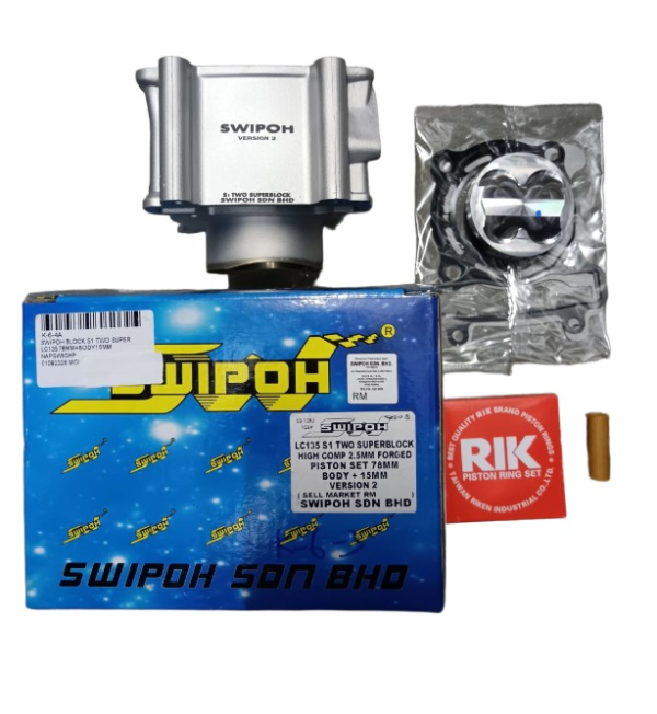 LC135 78MM+BODY15MM S1 TWO SUPERBLOCK HIGH COMP 2.5MM FORGED