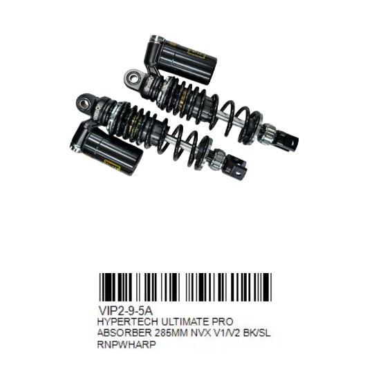 HYPERTECH ULTIMATE PRO ABSORBER 285MM NVX V1/V2 BK/SL RNPWHARP